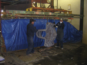Tortilla Machine heavy part  racking for sulfomate plating